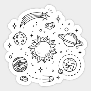 Planets Sticker